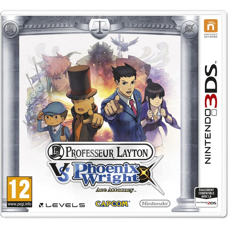 Jeu 3DS NINTENDO Professeur Layton VS Phoenix Wright