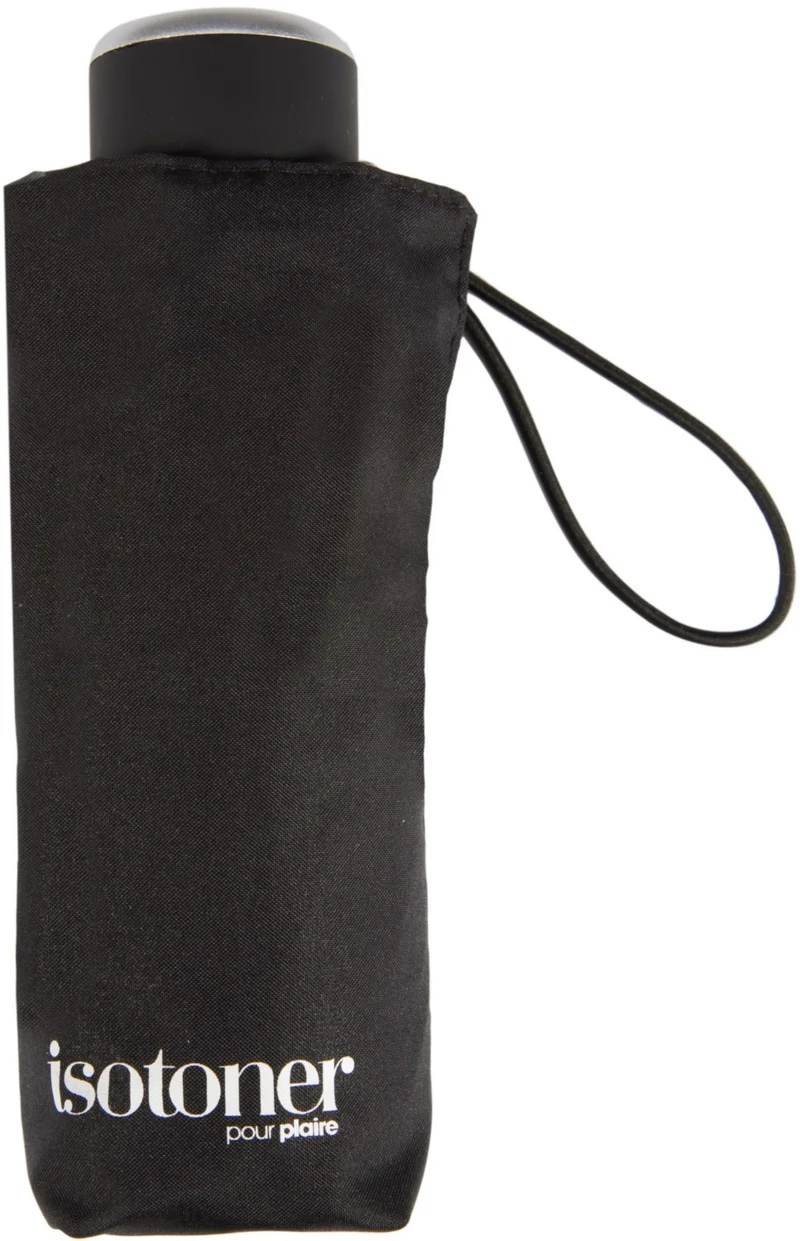 Parapluie ISOTONER 5 sections acier Ultra Slim Noir