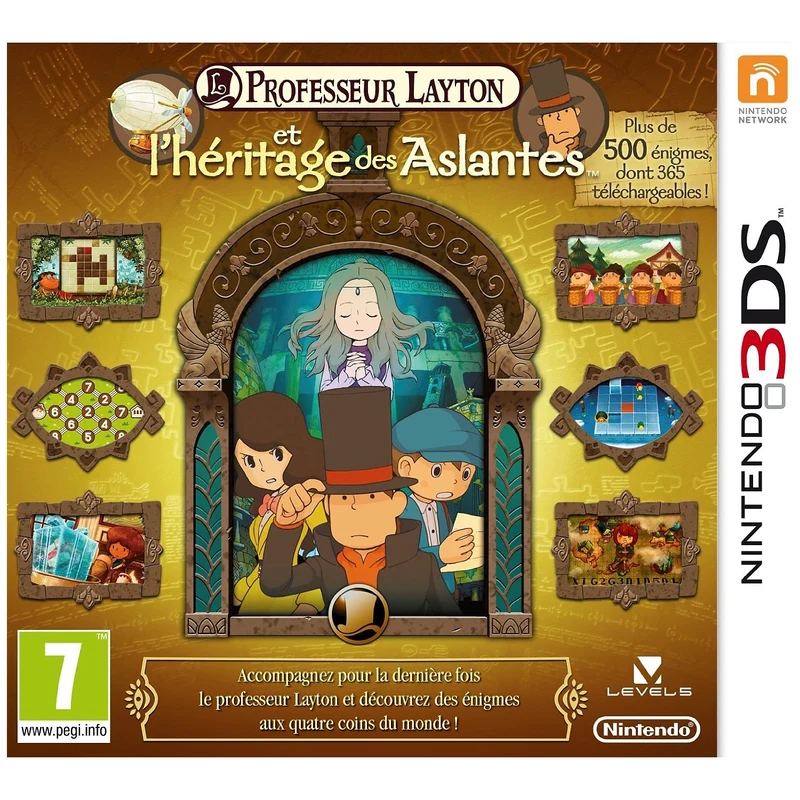 Jeu 3DS NINTENDO Professeur Layton Héritage des Aslantes