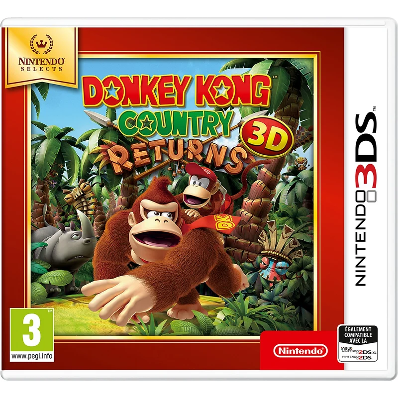 Jeu 3DS NINTENDO Donkey Kong Country Returns Selects