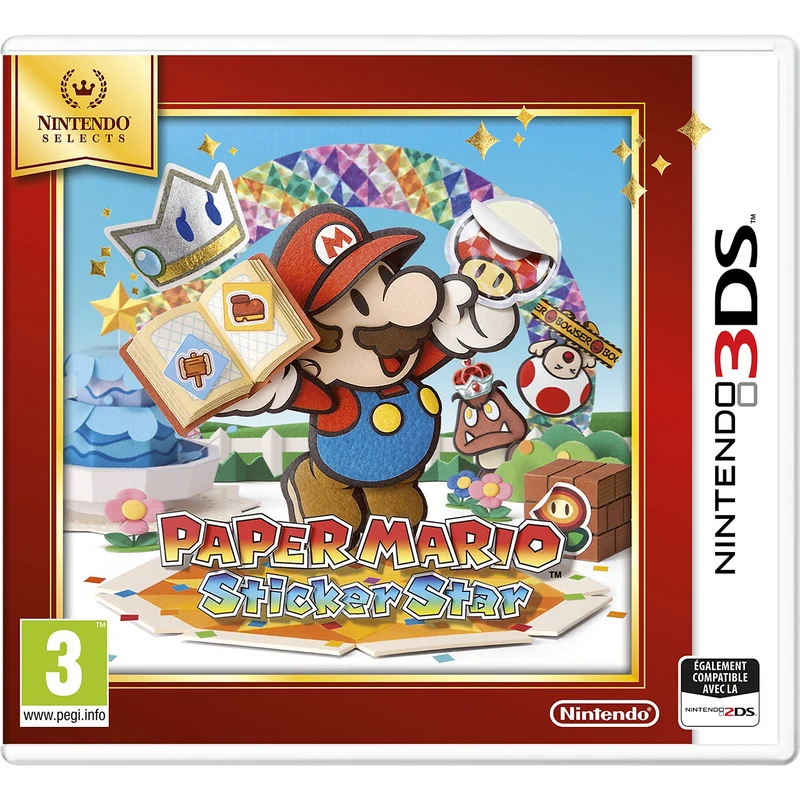 Jeu 3DS NINTENDO Paper Mario Sticker Star Selects
