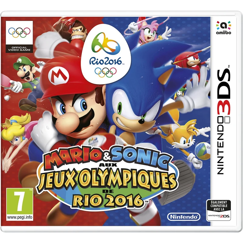 Jeu 3DS NINTENDO Mario & Sonic aux Jeux Olympiques de Rio