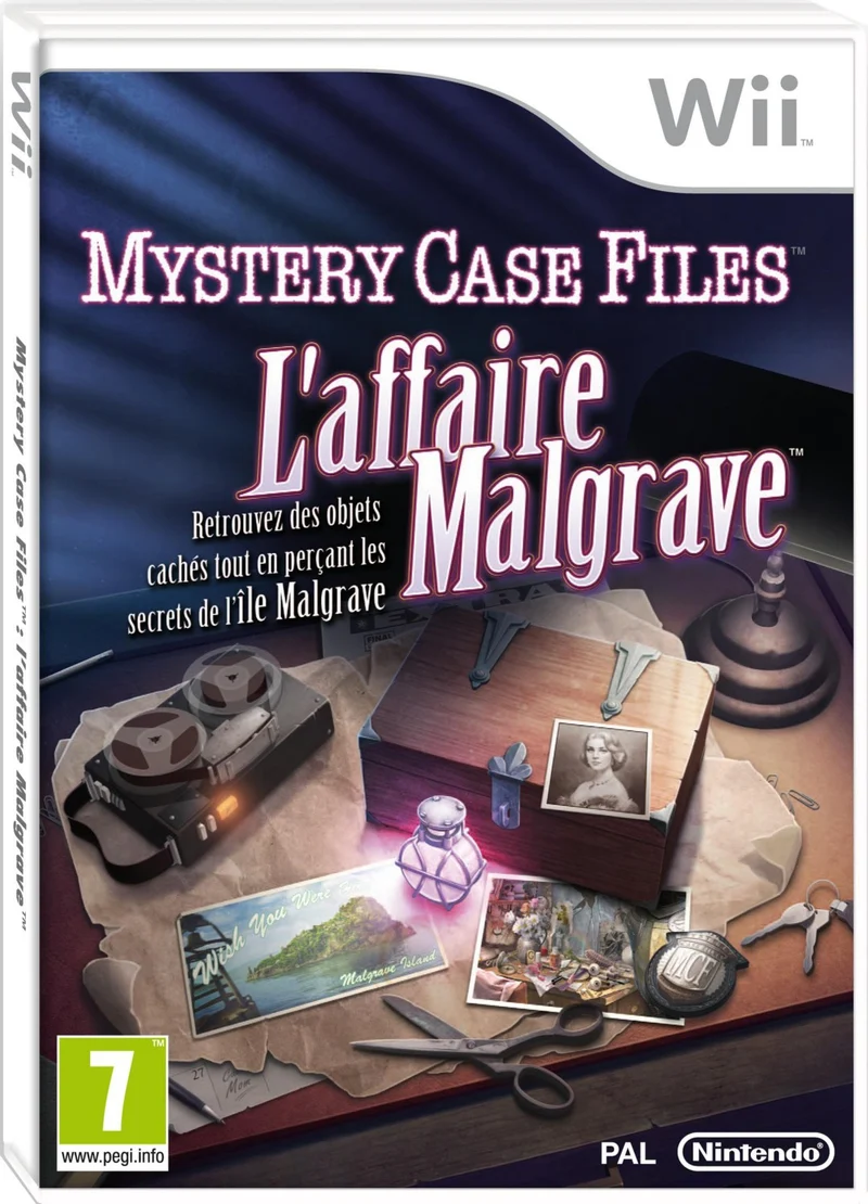 Jeu Wii NINTENDO Mystery Case Files:The malgrave Incident