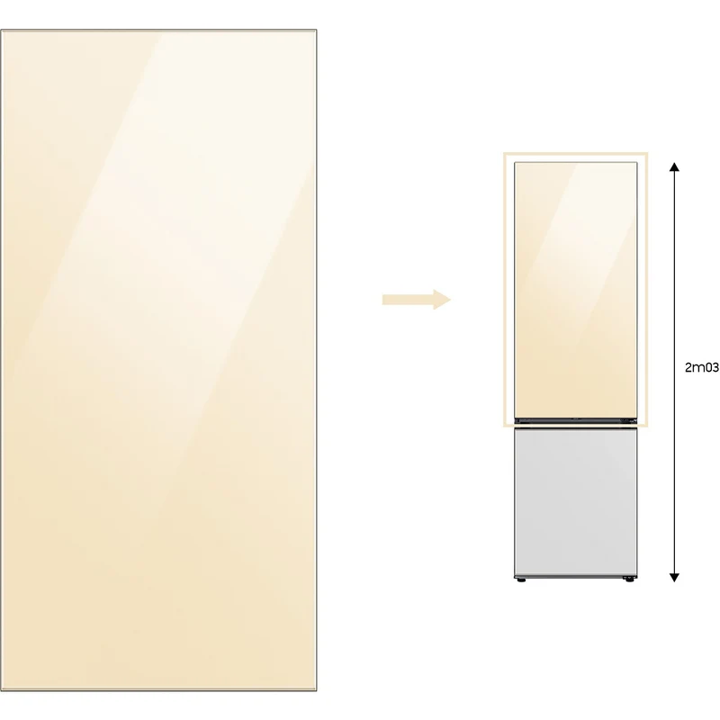 Panneau d'habillage SAMSUNG RA-B23EUT18GM Bespoke