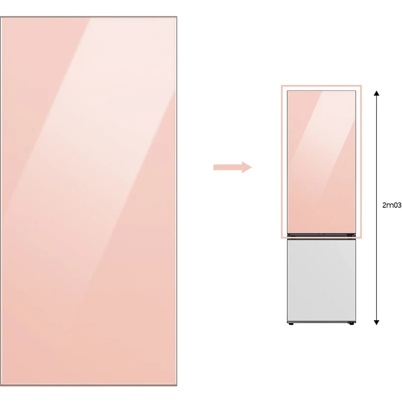 Panneau d'habillage SAMSUNG RA-B23EUT3KGM Bespoke