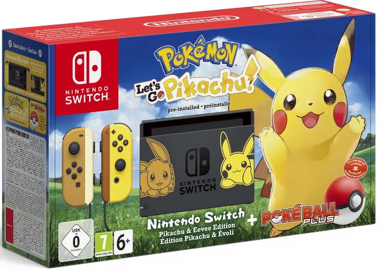 Console NINTENDO Switch Pokemon Let's Go Pikachu