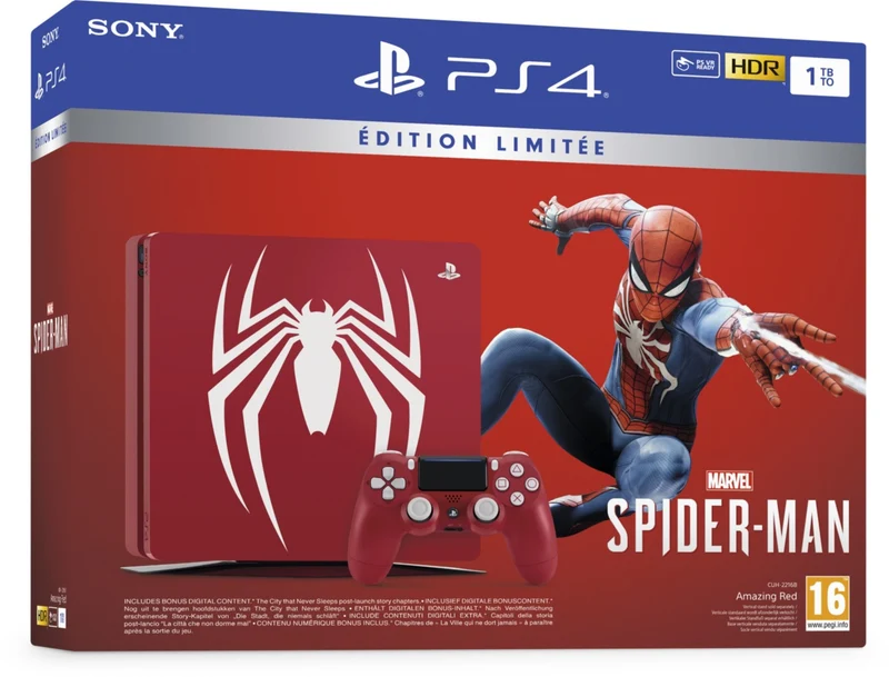 Console SONY 1To Marvel's Spider-Man Limited Ed.