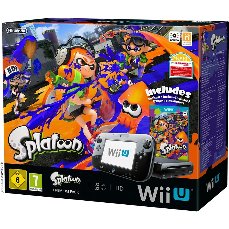 Console Wii U NINTENDO Wii U 32Go Splatoon
