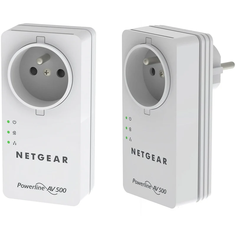 CPL Filaire NETGEAR Pack 2 CPL 500Mbps avec Prise