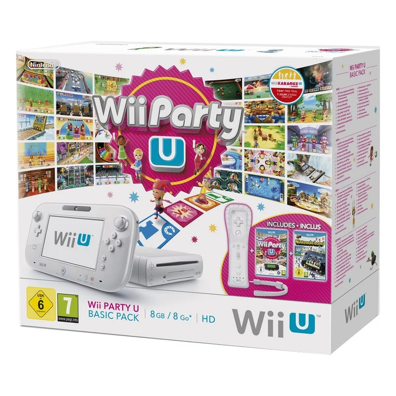 Console Wii U NINTENDO Wii U 8Go Wii Party U + NintendoLand