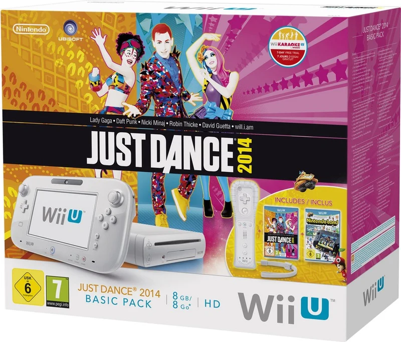 Console Wii U NINTENDO Wii U 8Go Just Dance 2014 + NintendoLand