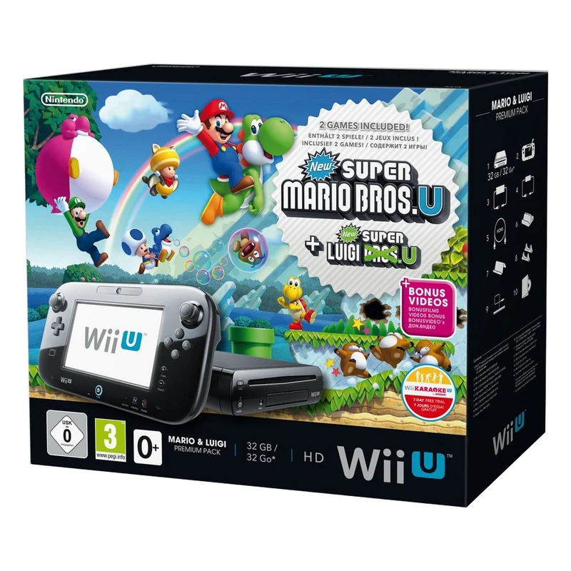 Console Wii U NINTENDO Wii U 32Go New Super Mario U + Luigi U