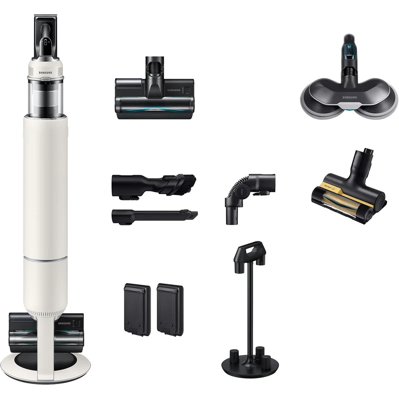 Aspirateur balai SAMSUNG Bespoke AI Jet Lite Pro Extra Blanc 2 batteries VS80F28EGS