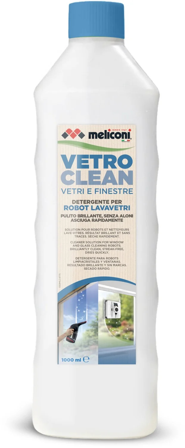 Détergent MELICONI VETRO CLEAN robots et laveur de vitres