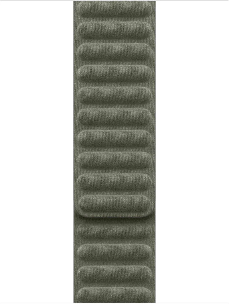 Bracelet APPLE 42mm - M/L à maillons magnet gris sauge