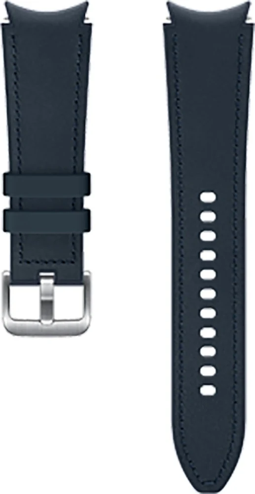 Bracelet SAMSUNG Watch 4/5/6 Cuir 130mm bleu