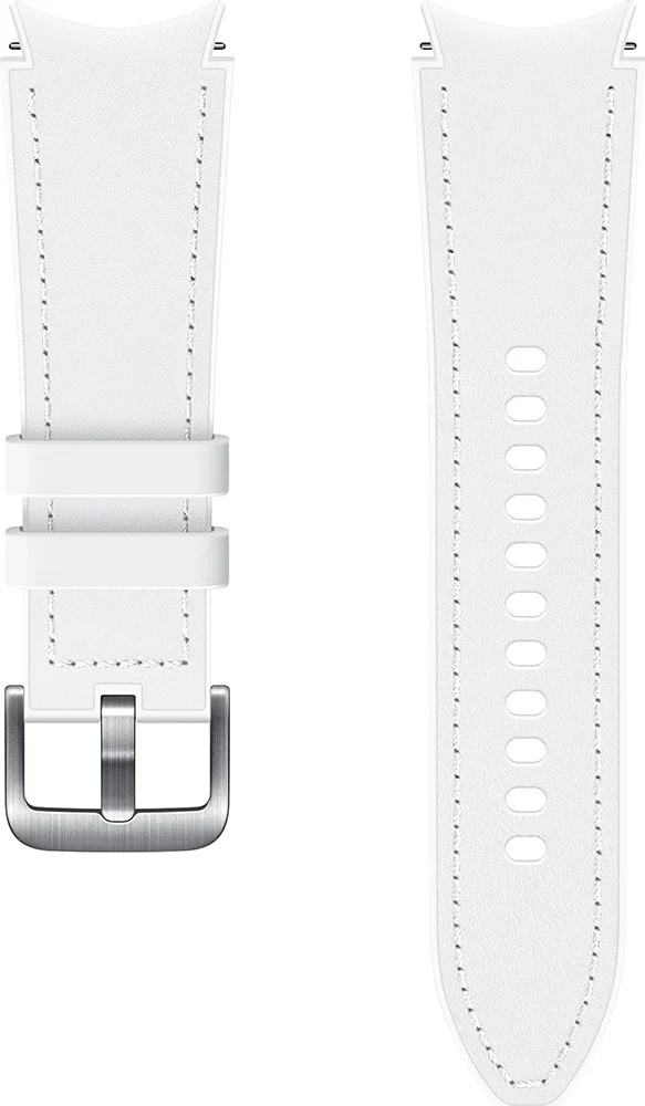 Bracelet SAMSUNG Watch 4/5/6/7 Cuir 115mm blanc