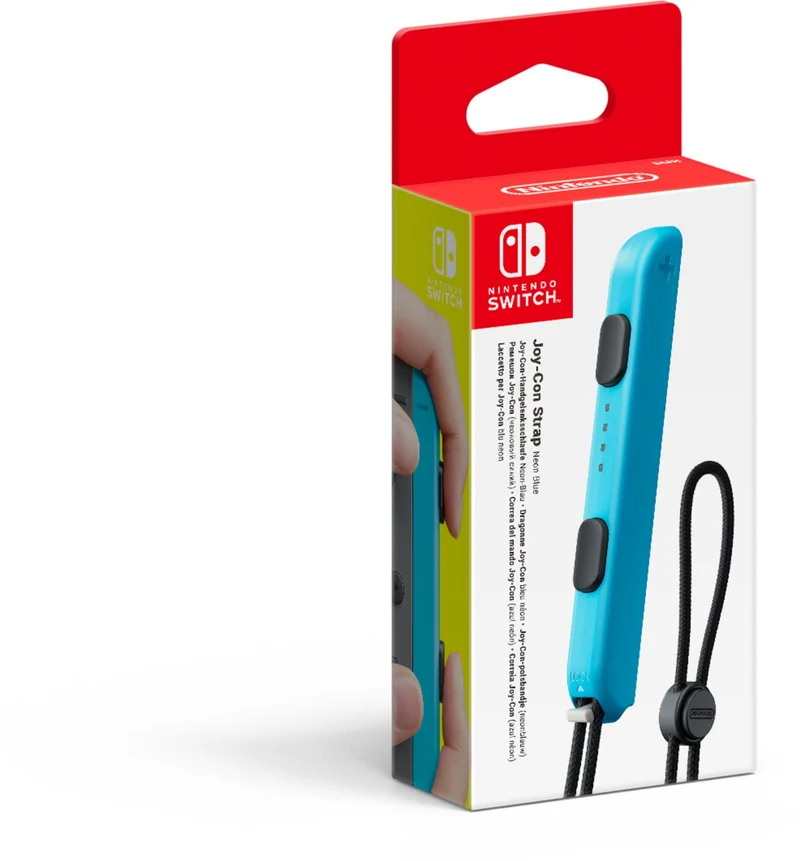ACC. NINTENDO Dragonne Joy-Con Bleue Néon