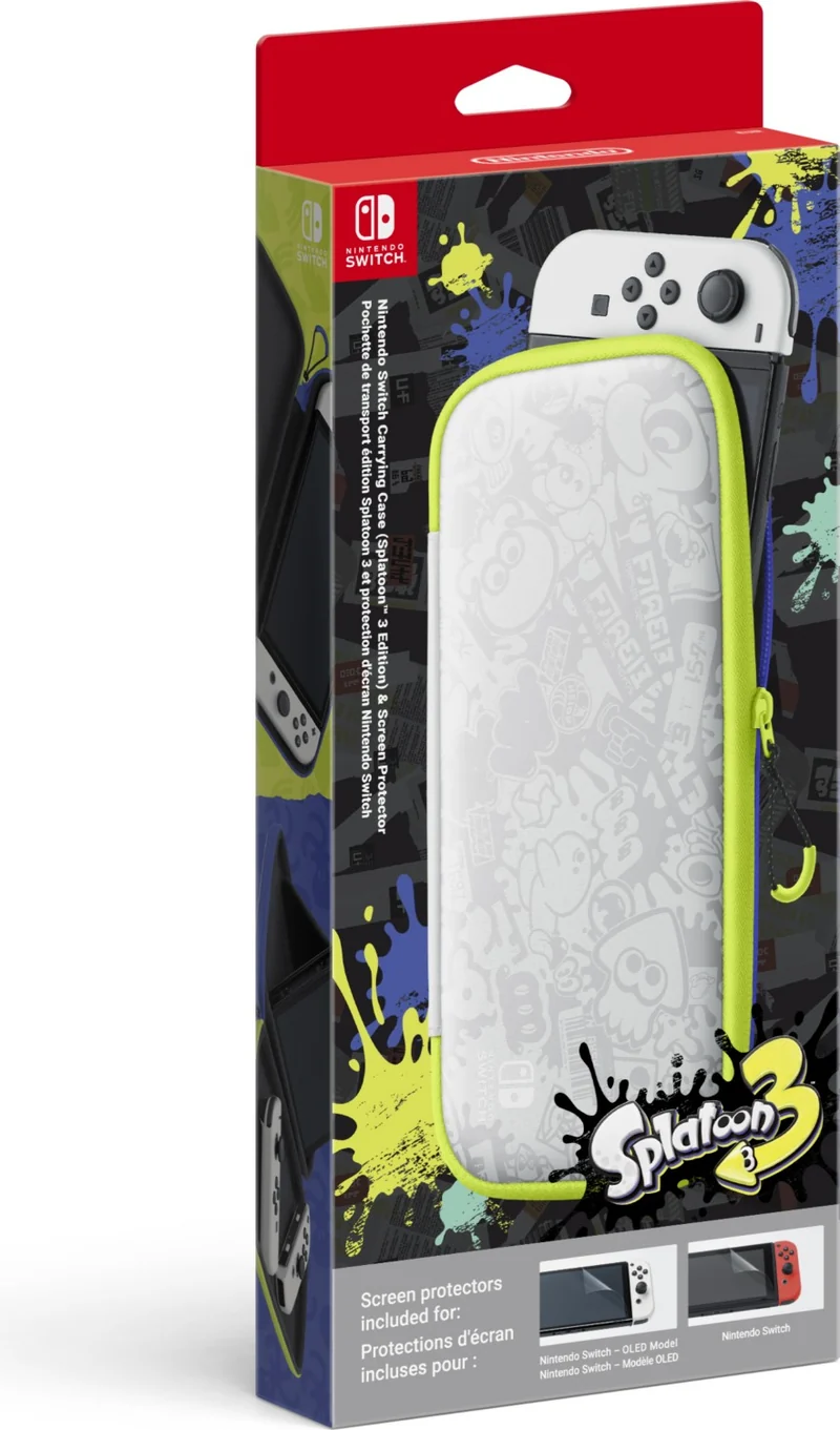 Etui NINTENDO Pochette tranp + Film Edition Splatoon 3