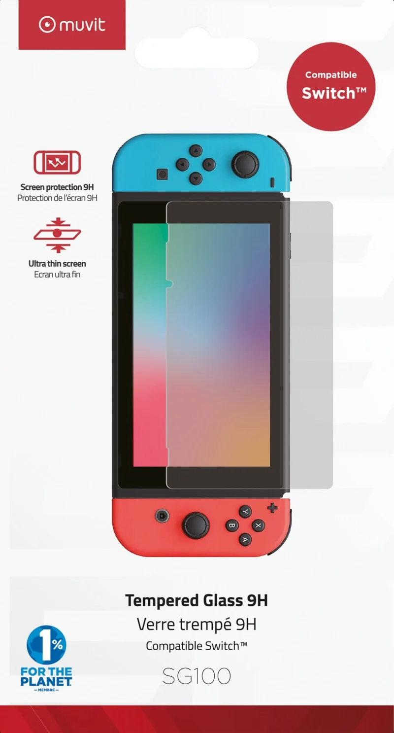 Protection écran MUVIT VERRE TREMPE POUR SWITCH