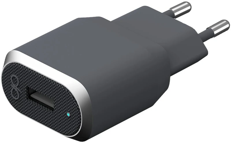 Chargeur secteu FORCE POWER 1 Port USB A 2.4 A Gris