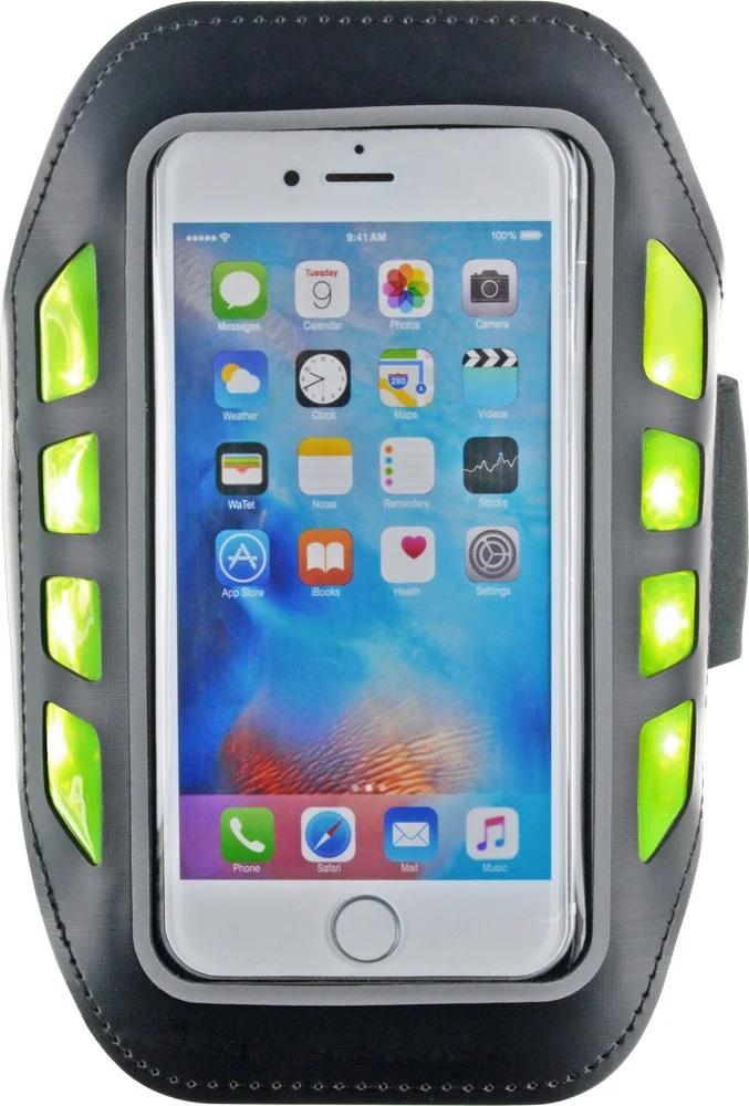 Brassard BIGBEN CONNECTED Universel LED réfléchissantes L Noir