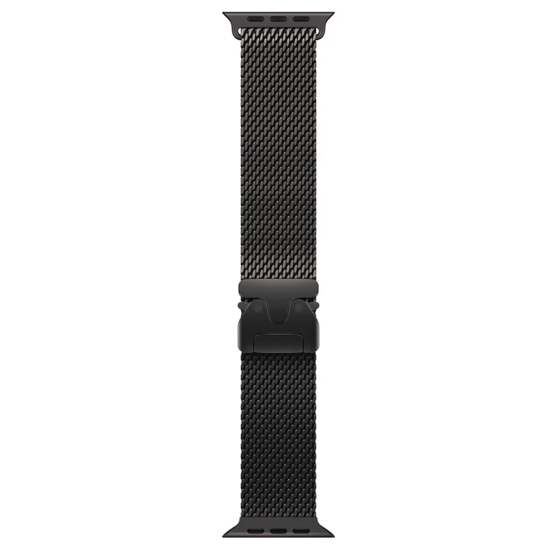 Bracelet APPLE 49 mm - Medium Milanais en titane noir