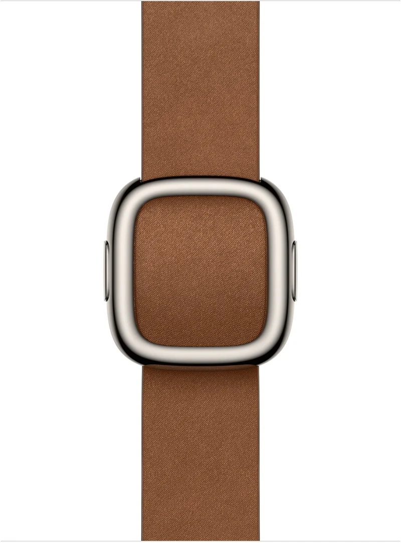 Bracelet APPLE 42 mm - Small Boucle moderne caramel