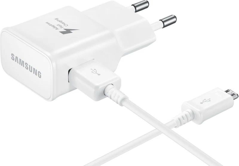 Chargeur secteur SAMSUNG 2A + Micro USB Blanc
