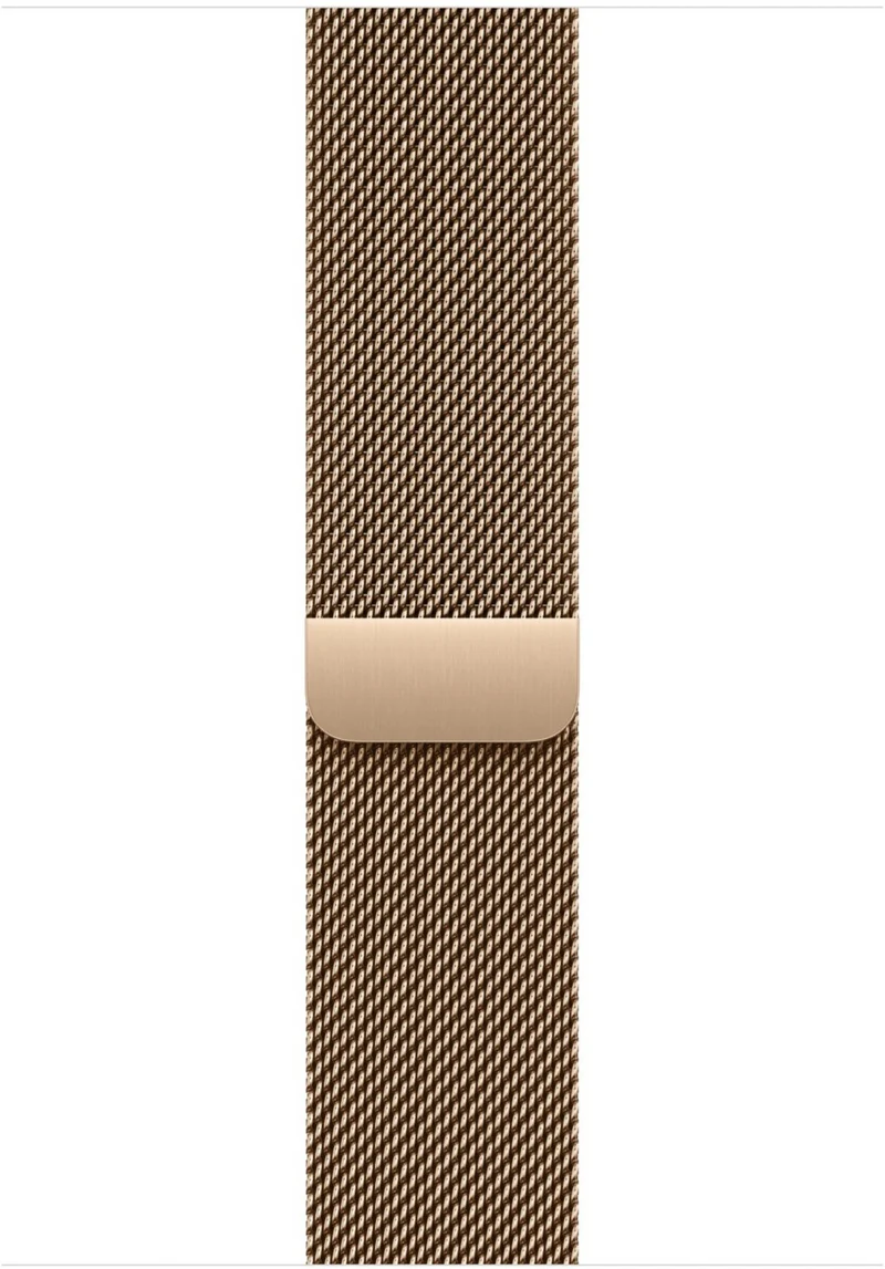Bracelet APPLE 46 mm - M/L Milanais or