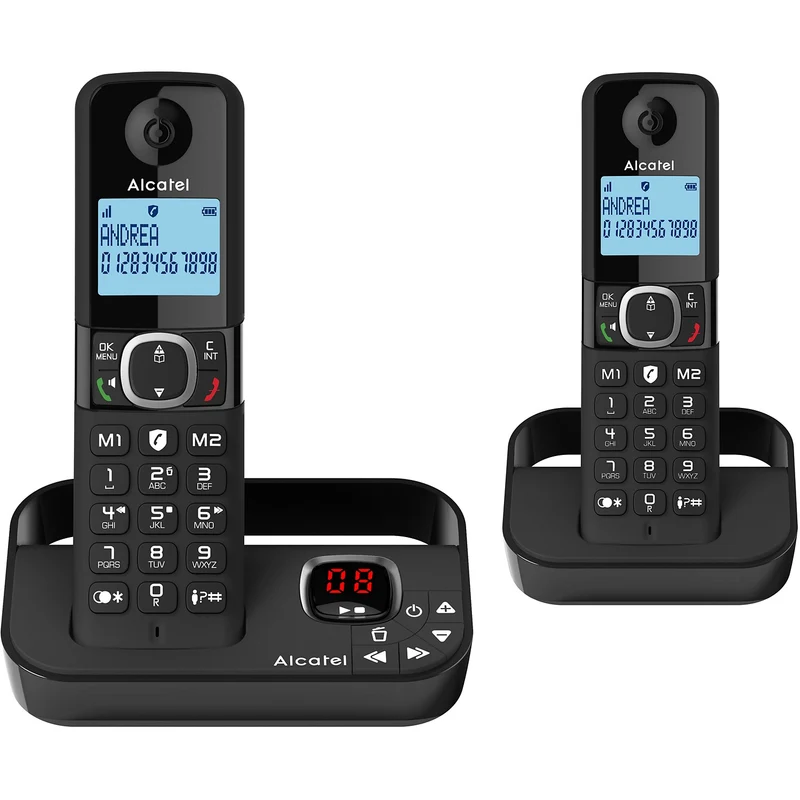Téléphone sans fil ALCATEL F860 Voice Duo Noir