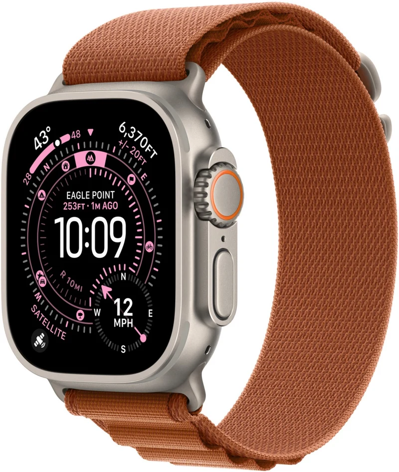 Bracelet APPLE 49 mm Large Alpine terracotta naturel