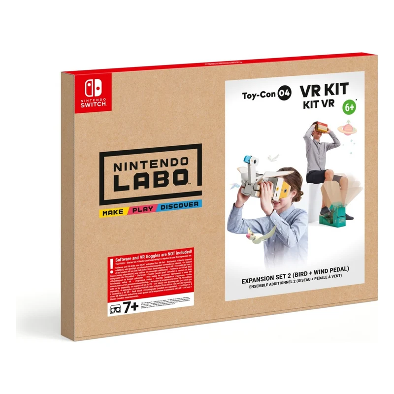 Jeu Switch NINTENDO Labo Kit VR Oiseau + Pédale à Vent