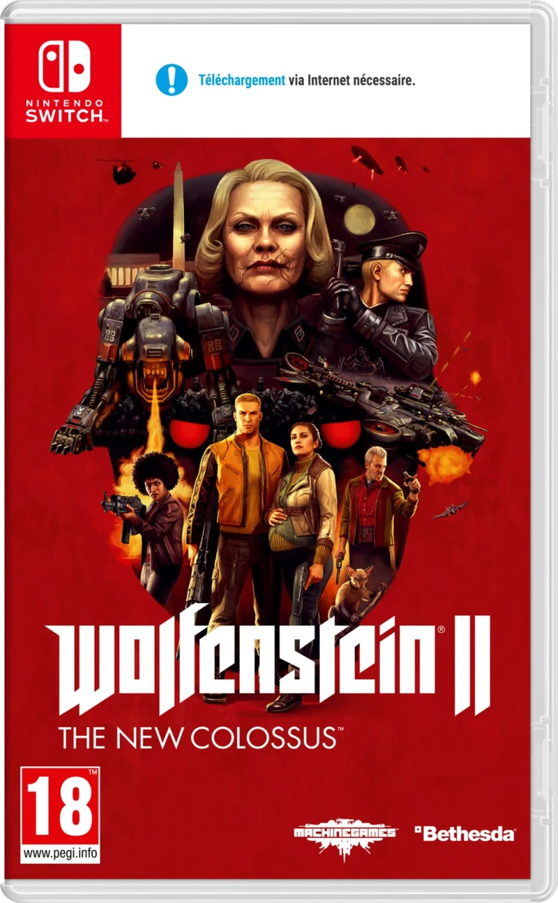 Jeu Switch NINTENDO Wolfenstein 2 The New Colossus