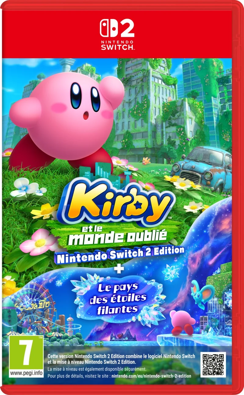 Jeu Switch 2 NINTENDO Kirby et le monde oublié