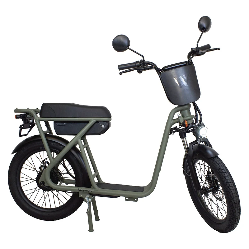 Draisienne électrique WISPEED WIMOB Plus Kaki - Homologuée