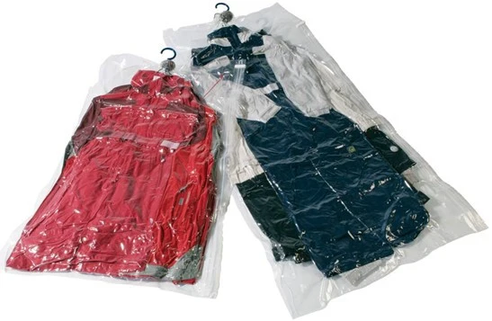 Panier à linge RANGEMENT COMPAGNIE lot de 2 sacs de rangement sous vide à suspendre tailles M + L