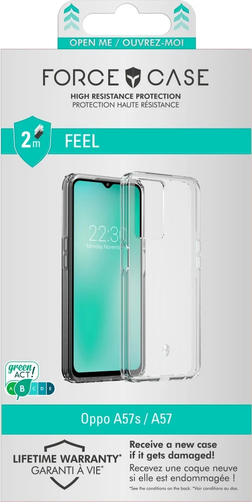 Coque FORCE CASE Oppo A57S/A57 4GTransparent