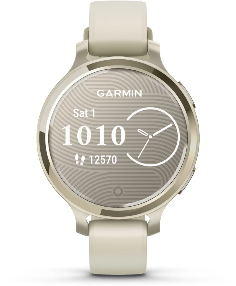 Montre sport GARMIN Lily 2 Active Lunar Gold connectée et élégante GPS BT 38 mm Blanc