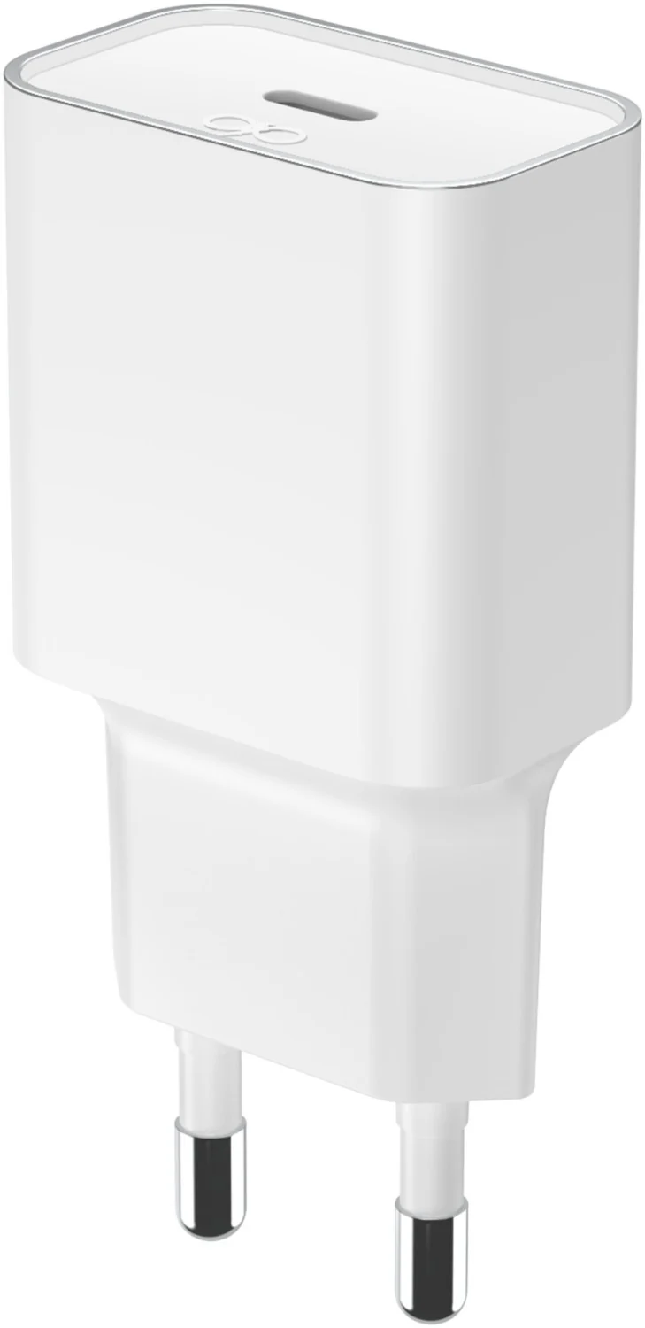 Chargeur secteur FORCE POWER USB-C 25W Recyclé Blanc