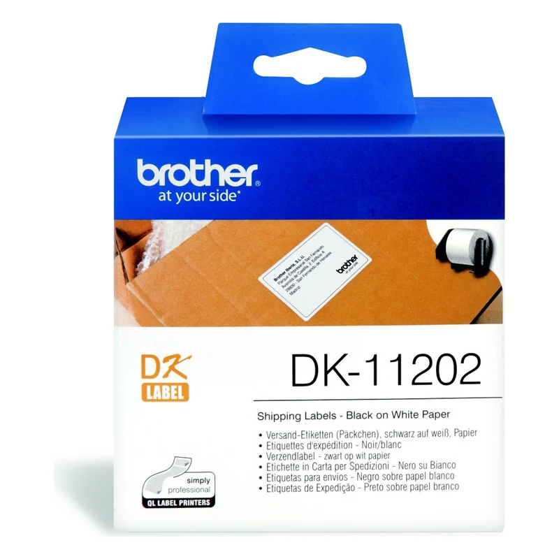 Etiquette BROTHER DK11202 Etiquettes d'expédition 62x100 m