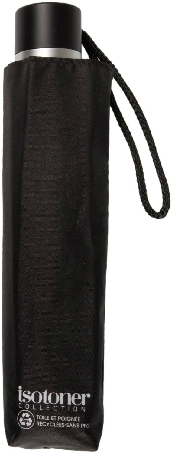 Parapluie ISOTONER 3 sections acier Noir
