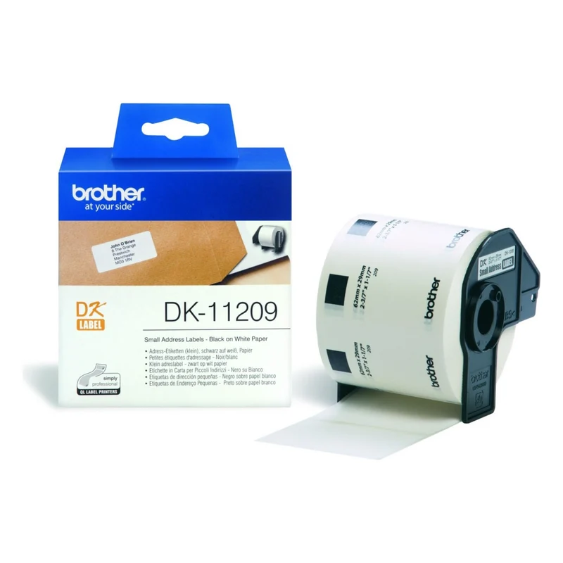 Etiquette BROTHER DK11209 adressage 29x62 mm