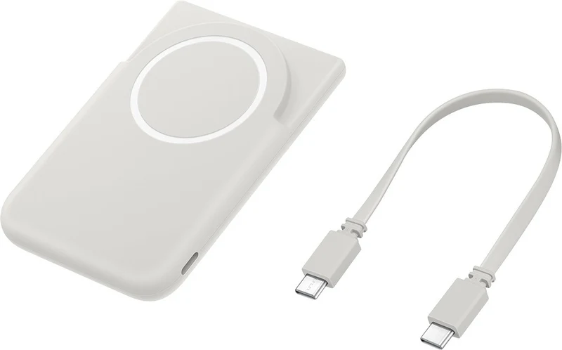 Batterie externe SAMSUNG 5000 mAh Magnetique Stand gris