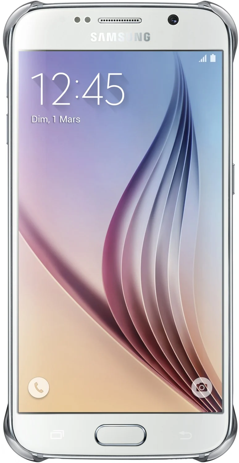 Coque SAMSUNG Galaxy S6 transparente silver