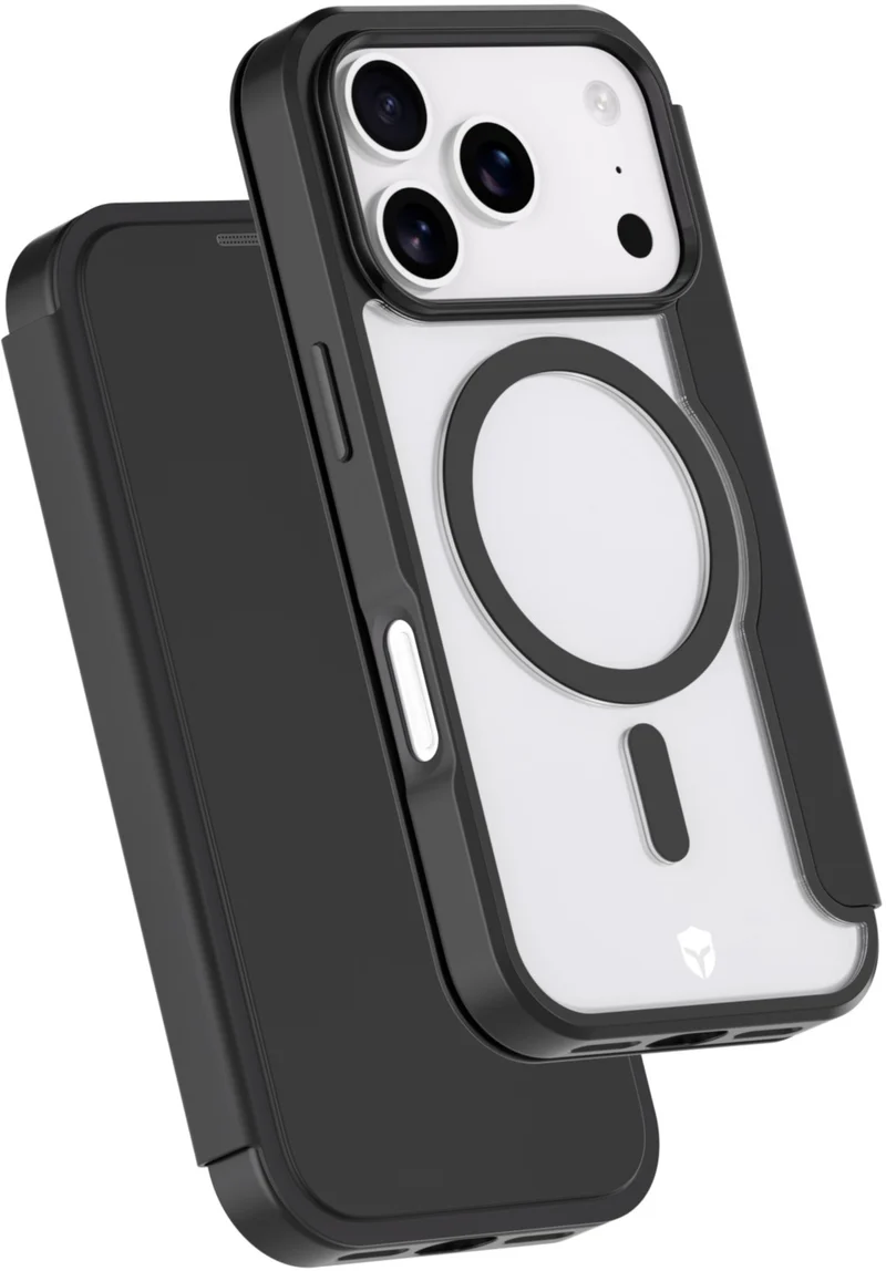 Etui FORCE CASE iPhone 17 Pro Folio MagSafe Noir