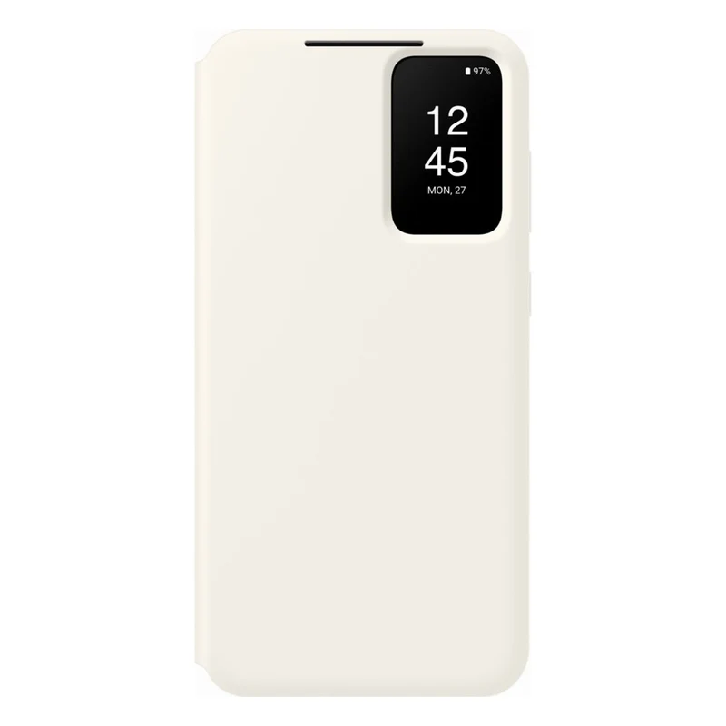 Etui SAMSUNG S23+ Smart View porte-carte Creme