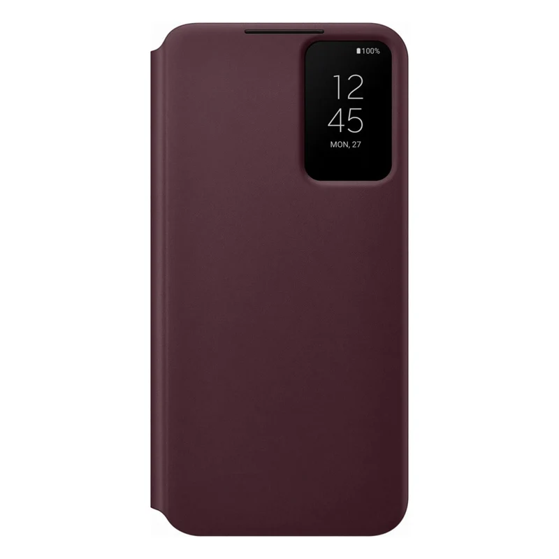 Etui SAMSUNG S22+ Clear View bordeaux