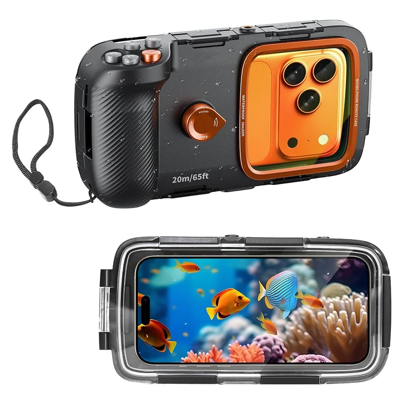 Coque intégrale TELESIN Coque étanche de plongée 20M