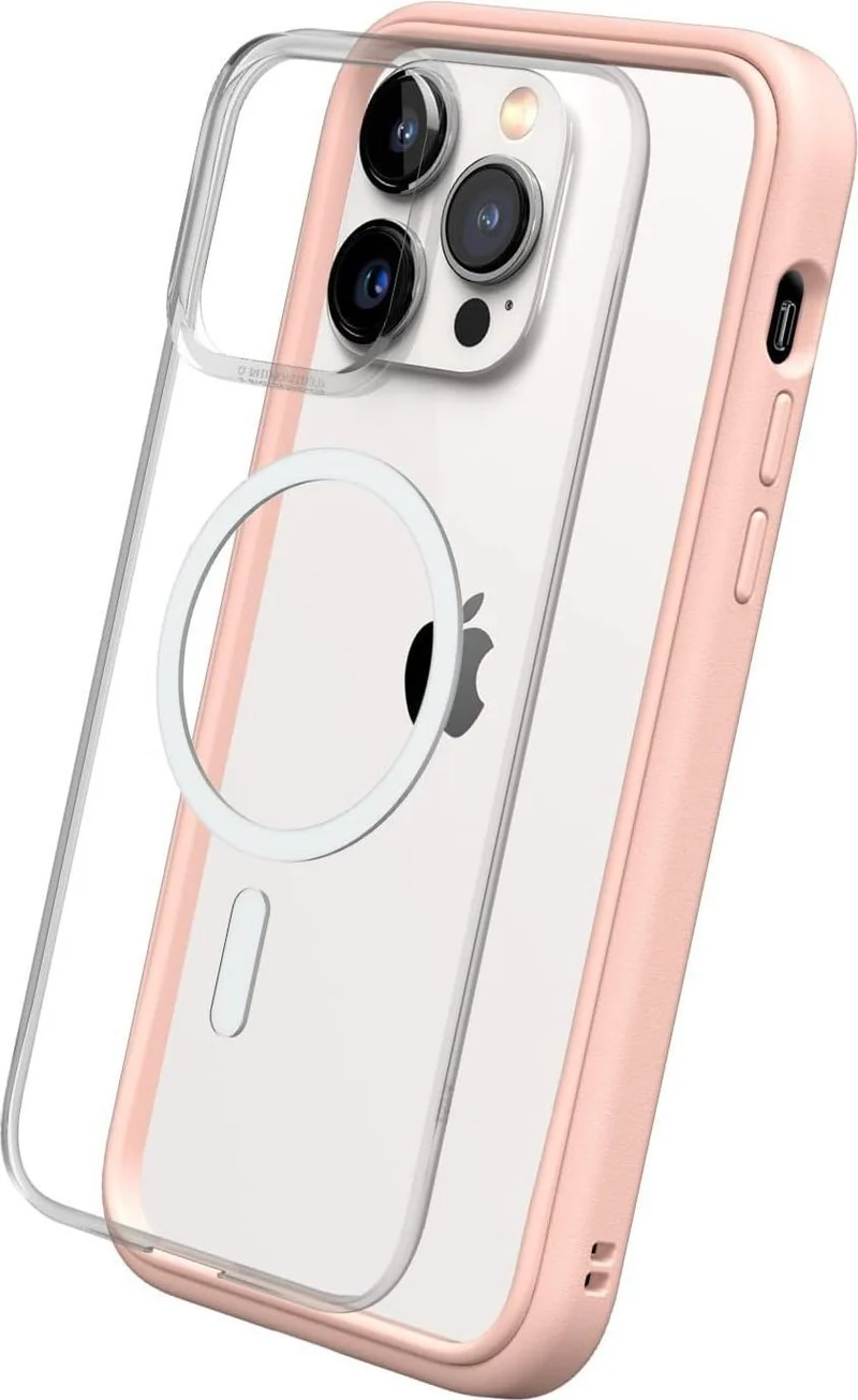 Coque bumper RHINOSHIELD IPhone 14 Pro Max Mod NX Rose MagSafe